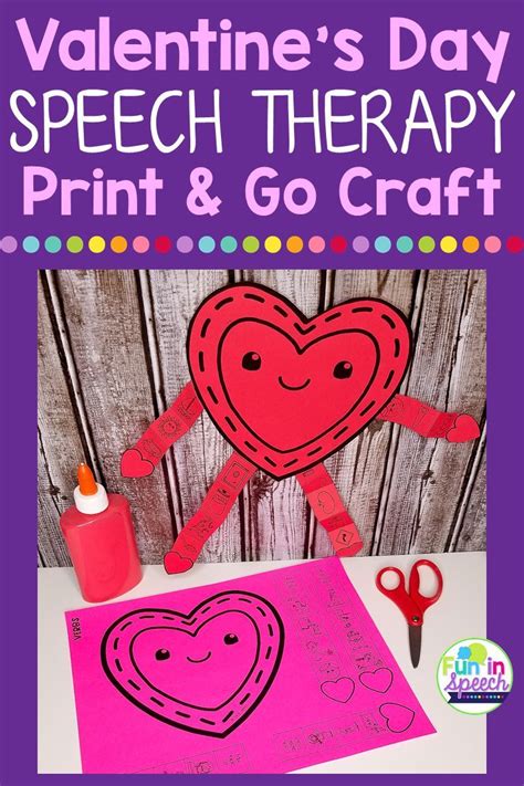 Speech Therapy Valentine S Day Activities